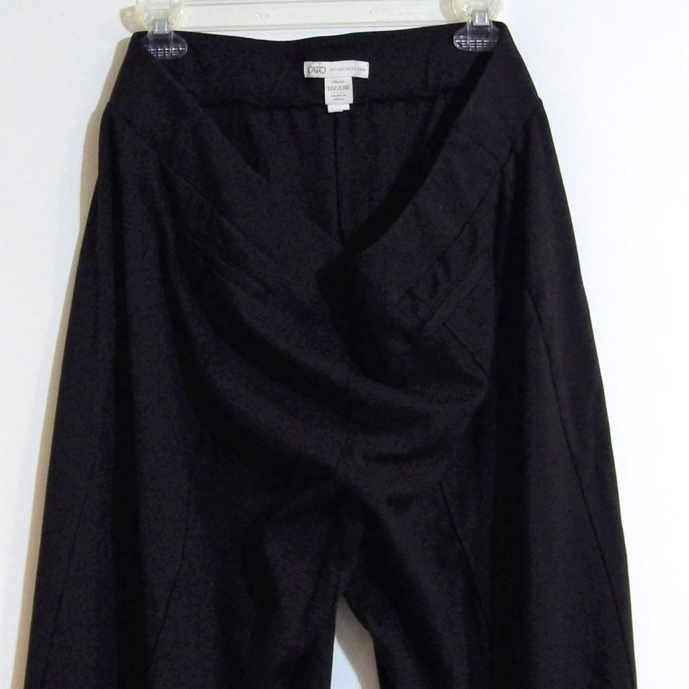 Black Women's Slacks Cato Size 18W-20W